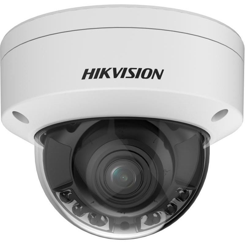 DS-2CD2787G2HT-LIZS(2.8-12mm)(eF) 8MPix IP Dome Hybrid ColorVu AcuSense kamera; LED/IR 40m, WDR 130dB, Audio, Alarm, IP67, IK10