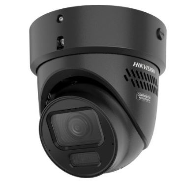 DS-2CD2H47G3-LIZS2UY/SL(2.8-12)BLK 4MPix IP Turret ColorVu AcuSense kamera; LED/IR 40m, WDR 130dB, audio, alarm, IP67, IK10, blik