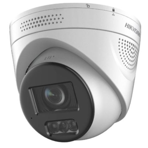 DS-2CE79K0T-LXTSZ(2.7-13.5mm) 3K HDTVI Smart Hybrid Light varifokální Turret kamera; IR/LED 60m, 4v1, Audio, Blikač, IP