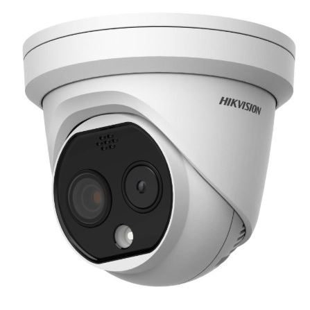 DS-2TD1217-6/QA IP Termo-optická Turret kamera; obj. 6,2mm, IR/LED 15/30m, PoE+, Audio, Alarm, Blikač, IP67