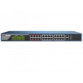 DS-3E1326P-E Web managed switch 24x100TX PoE + 2x Gb Uplink Combo port, 370W, Super PoE - dosah až 250m