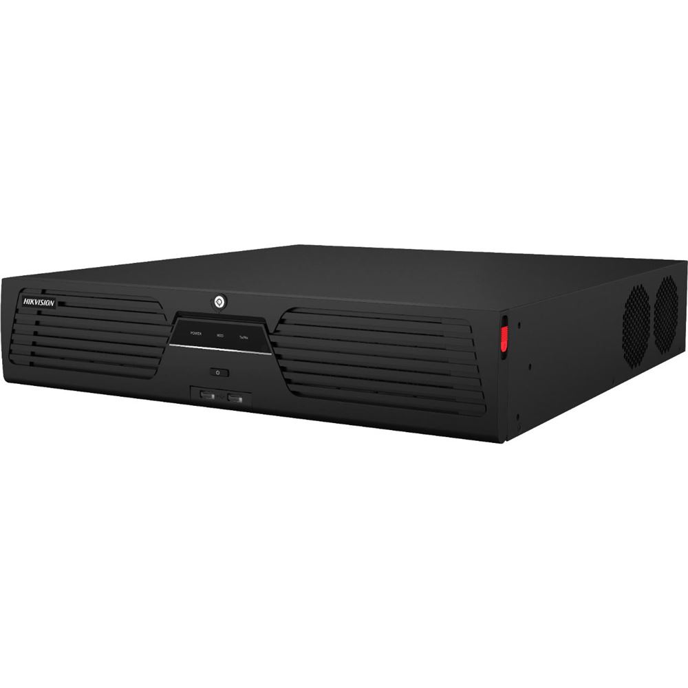 DS-96128NI-M8 128 kanálový NVR pro IP kamery (400Mb/400Mb); 8K, 8x SATA, RAID, Alarm I/O