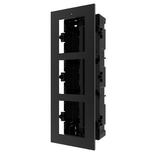 DS-KD-ACF3/Black BV 3-rámeček interkomu pro zápustnou montáž, černý