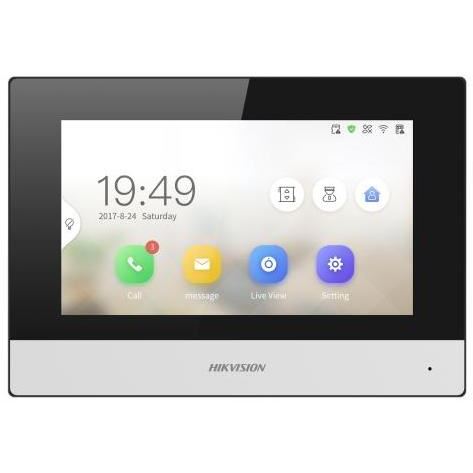 DS-KH6320-WTDE1 7" IP bytový dotykový monitor ke KITu KIS303-P