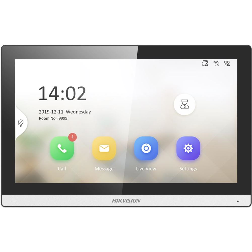 DS-KH6350-TE1 7" IP bytový dotykový monitor; PoE