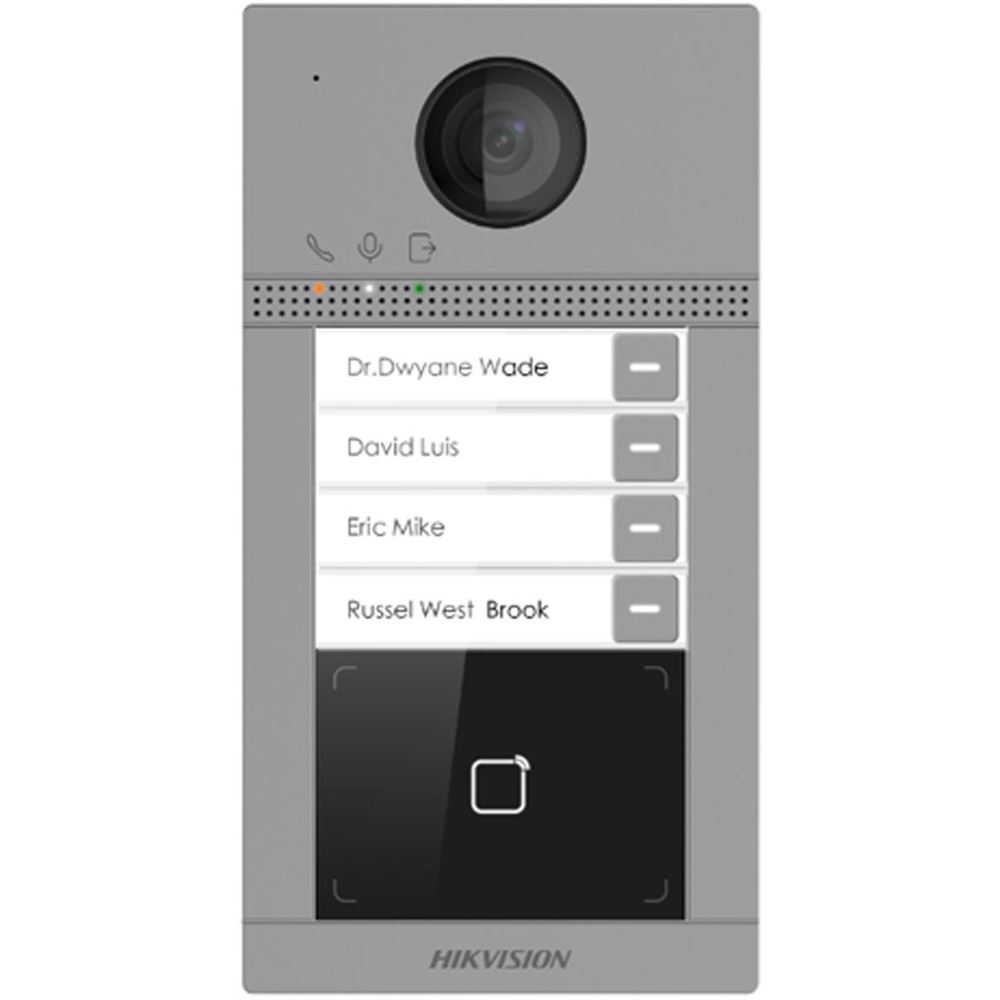 DS-KV8413-WME1(C) IP dveřní interkom, 4-tlačítkový, čtečka karet, 2MPx kamera, WiFi, IP dveřní interkom, 4-tlačítkový, čtečka kar