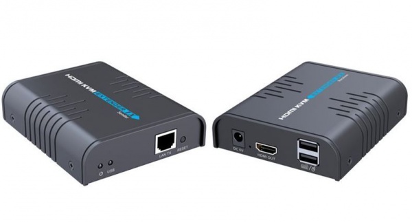 Extender EHDMIC11U-TR - přenos HDMI signálu současně s přenosem USB myši a USB klávesnice
