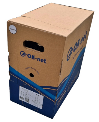 Kabel 4p Cat5e UTP venkovní PE REELEX BOX