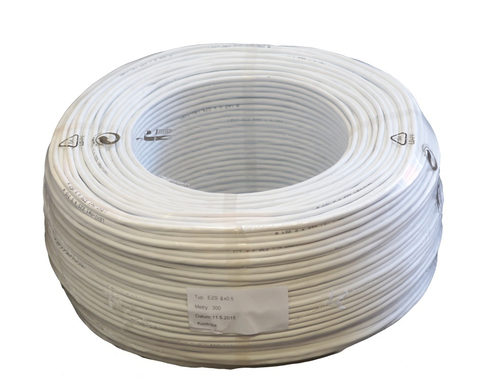 Kabel LEXI 4 žilový EZS stíněný (balení smotek 300m)