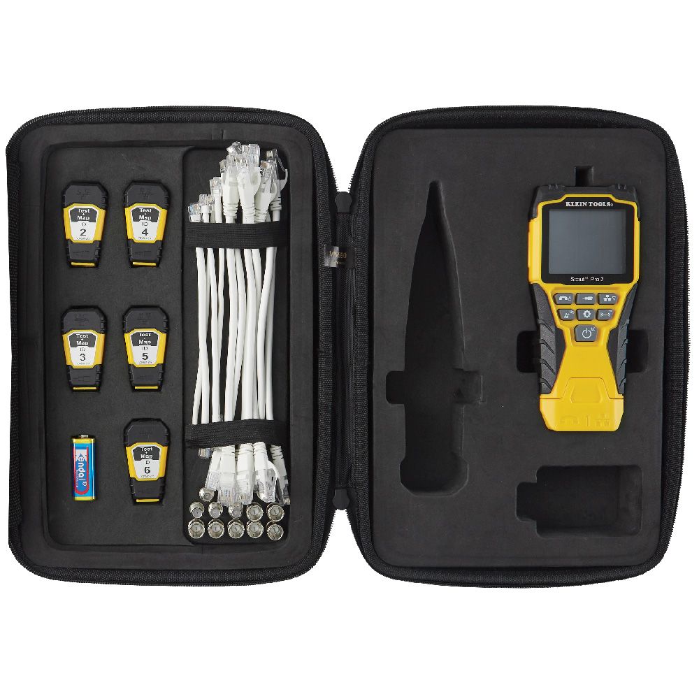 LAN TESTER - VDV Scout® Pro 3 Tester Kit Locator Map™ - KLEIN TOOLS
