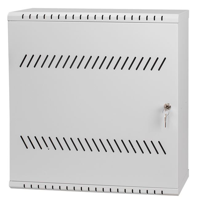 Lexi-Net Basic nástěnný rozvaděč SOHO vertikální 19" 3U+4U, hloubka 18cm, šedý