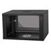 LEXI-Net Basic Rozvaděč nástěnný 19" 6U 520x350, dveře sklo, černý