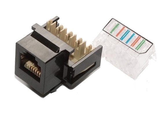 LEXI-Net Keystone telefonní CAT3 RJ12 6/6 samozářezový