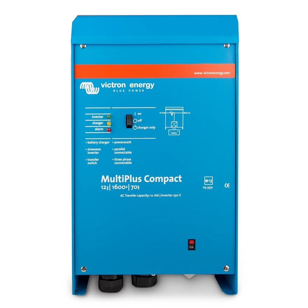 Měnič / nabíječka Victron Energy MultiPlus C 12V 1600VA 70A - 16A