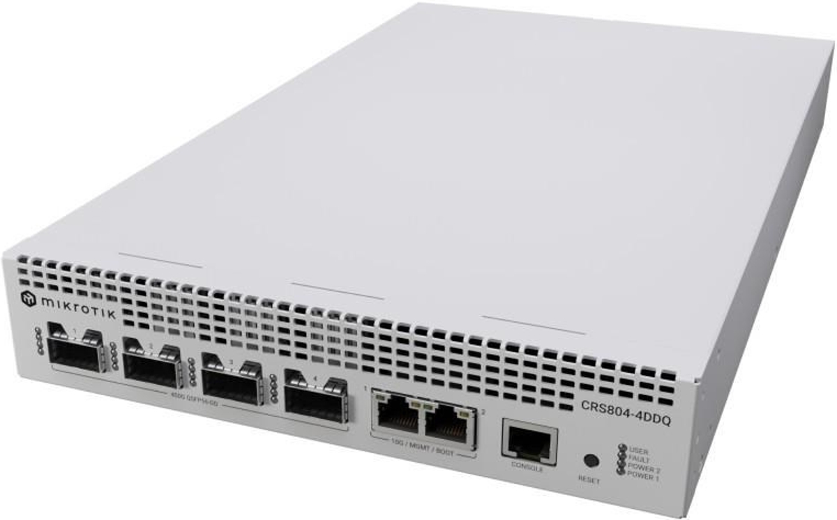 MikroTik Cloud Router Switch CRS804-4DDQ-hRM