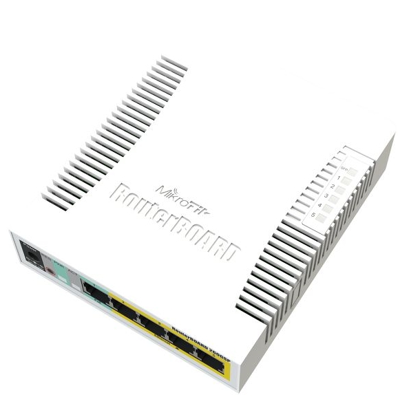 MikroTik Cloud Smart Switch CSS106-1G-4P-1S (RB260GSP), SwOS