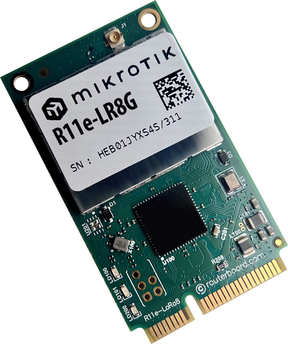 MikroTik R11e-LR8G, LoRa miniPCI-e karta, 863-870 MHz
