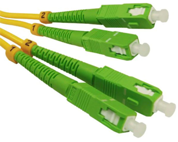 Patch kabel 09/125, SC(APC)-SC(APC), 1m duplex