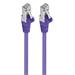 Premiumcord Patch kabel CAT6a S-FTP, RJ45-RJ45, AWG 26/7 1,5m fialová