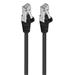 Premiumcord Patch kabel CAT6a S-FTP, RJ45-RJ45, AWG 26/7 10m černá