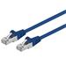 Premiumcord Patch kabel CAT6a S-FTP, RJ45-RJ45, AWG 26/7 7m modrá