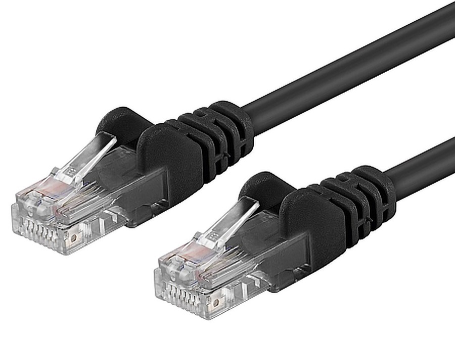 PremiumCord Patch kabel UTP RJ45-RJ45 CAT6 10m černá