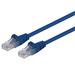 PremiumCord Patch kabel UTP RJ45-RJ45 CAT6 3m modrá