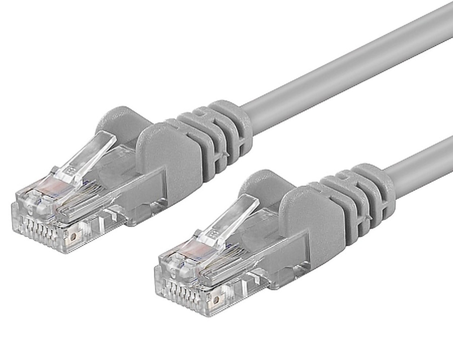 PremiumCord Patch kabel UTP RJ45-RJ45 level 5e 0.5m šedá