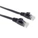 PremiumCord Plochý patch kabel UTP RJ45-RJ45 CAT6 3m černá
