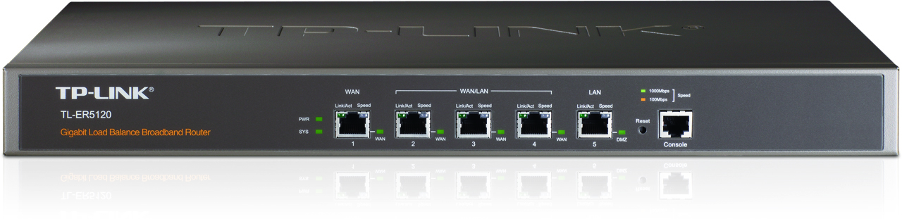 Router TP-Link TL-ER5120 5-port Multi-Wan, 4xWAN