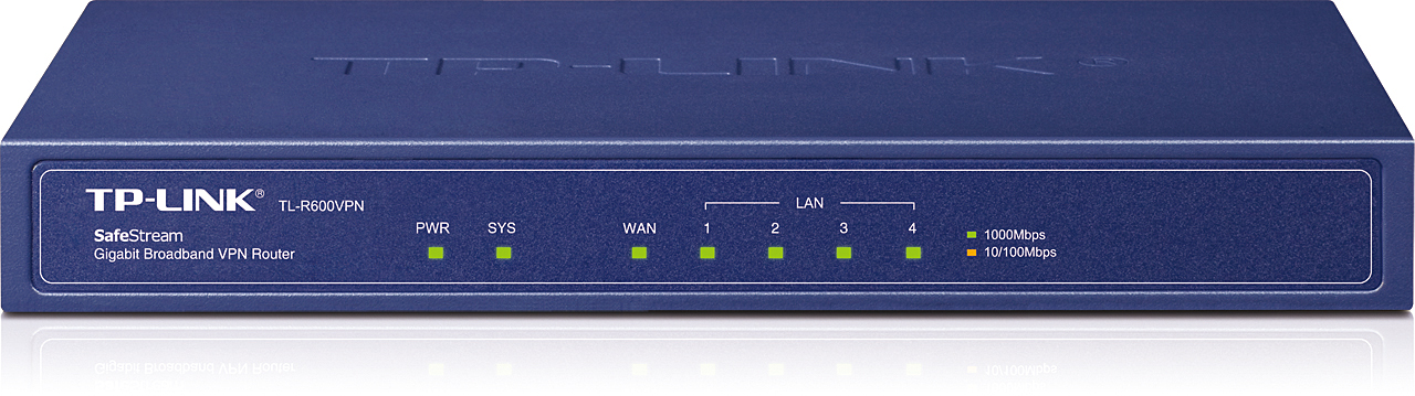 Router TP-Link TL-R600VPN SafeStream VPN 2x Gigabit Wan/ 2x Gigabit Lan/ 1x Gigabit LAN/DMZ