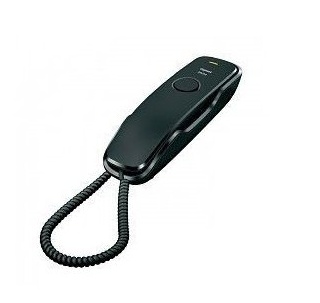 Telefon šňůrový Gigaset DA210, černý