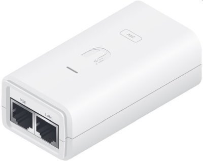 Ubiquiti POE-24-24W-G-WH, Gigabitový PoE Injektor, 24V/1A (24W), bílý