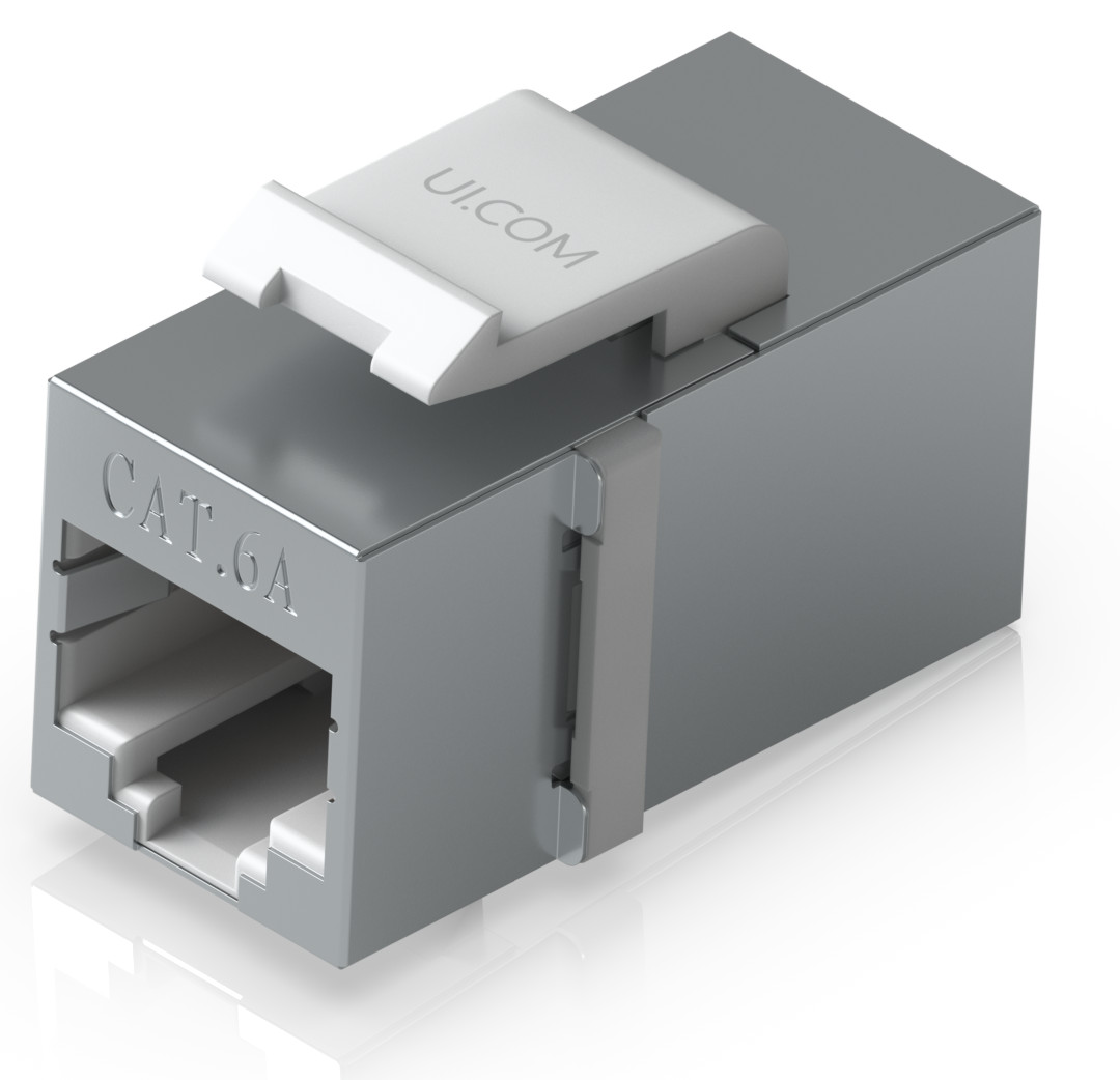 Ubiquiti UACC-Keystone-Coupler-C6A spojka RJ45, Cat6a (12ks)