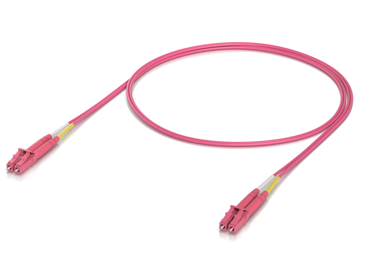 Ubiquiti UACC-OFC-M2-LULU-1M-50 - optický patch cord LCupc/LCupc, Duplex, Multi-mode 50/125, 1m (50ks)