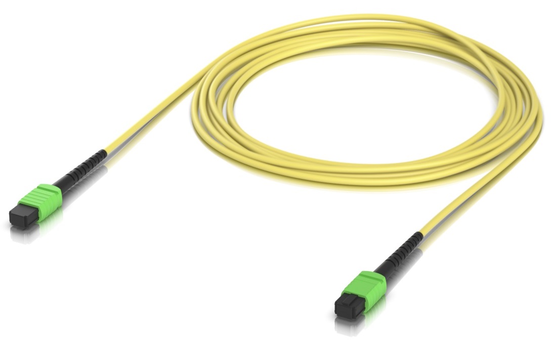 Ubiquiti UACC-OFC-SA-MPMP-3M-10 - optický patch cord MPO-12 Type B APC, Single-mode SMG657A2, 3m, 10pack
