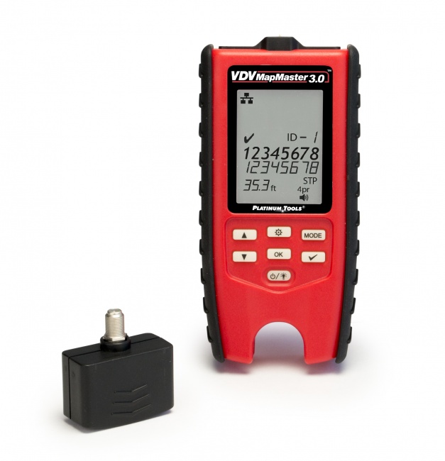 VDV MapMaster 3.0™ tester kabelů