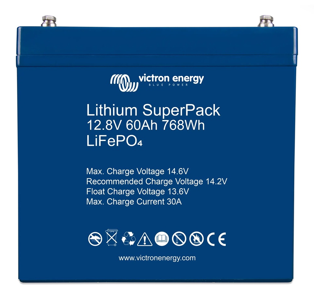 Victron Energy LiFePO4 baterie 12,8V/60Ah Lithium SuperPack
