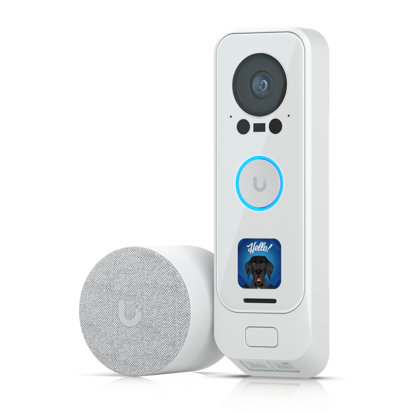 Videotelefon Ubiquiti Networks UVC-G4 Doorbell Pro PoE Kit-Bílá