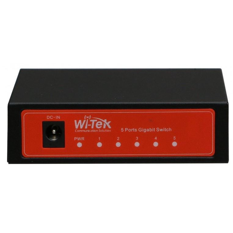 WI-SG105 4+1x Gigabit Steel Case Desktop Ethernet switch